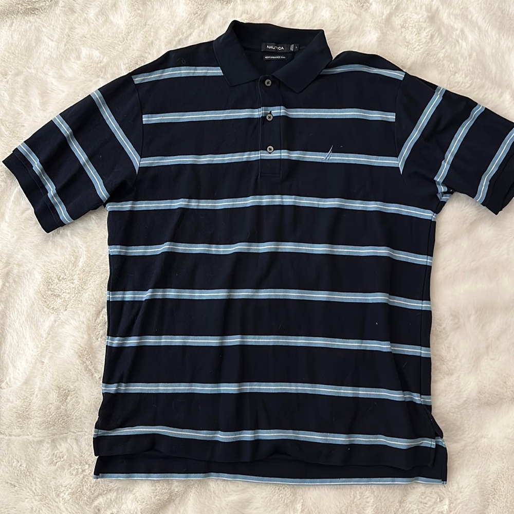 Nautica performance knit polo shirt